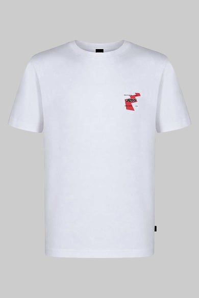 ΜΠΛΟΥΖΑ T-SHIRT BOSS - 101 ΛΕΥΚΟ